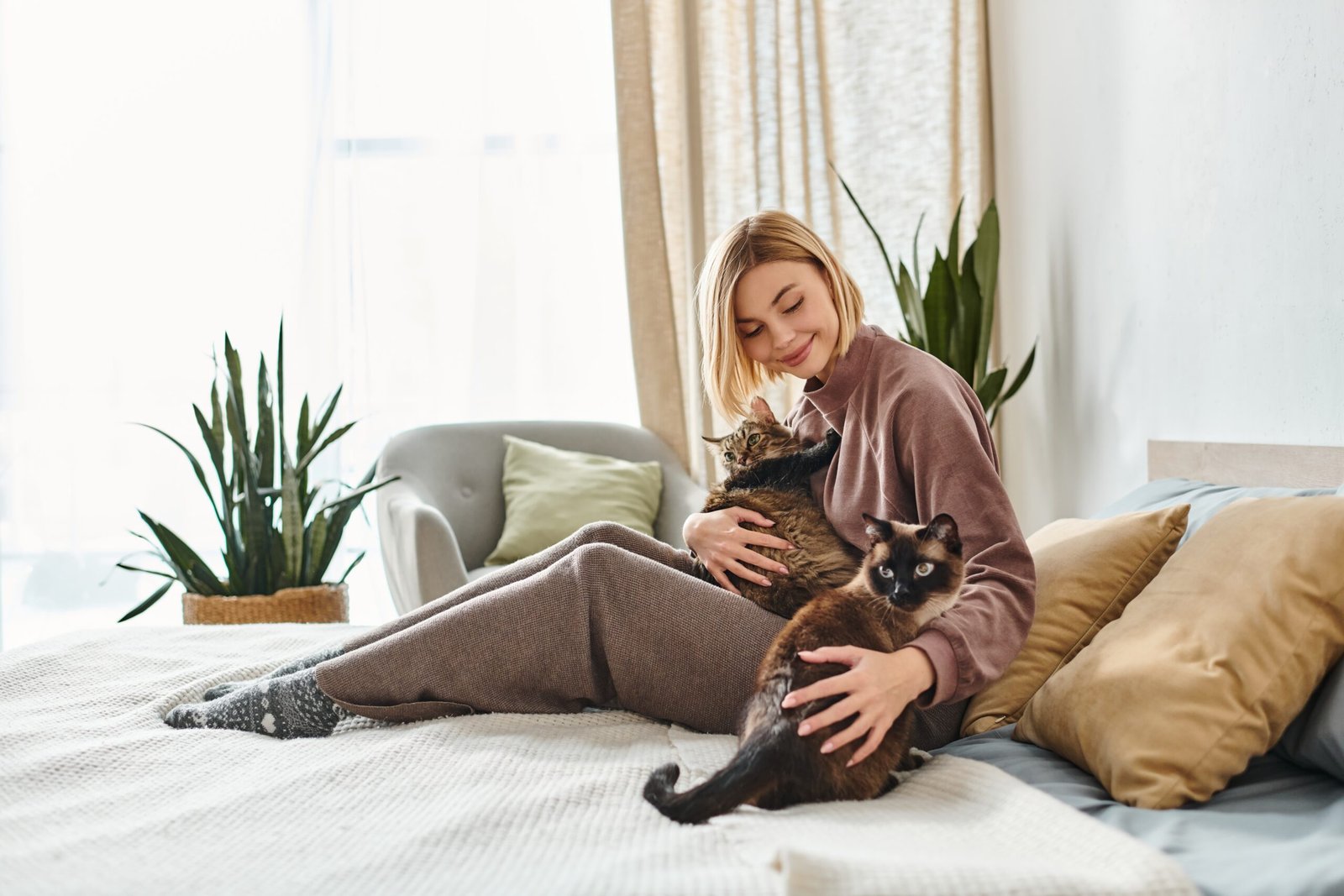 Alex and her cat : Memo abd Bon